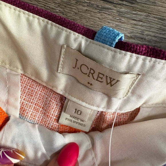 J. Crew Vibrant Striped Women's Shorts - Picture 5 of 7